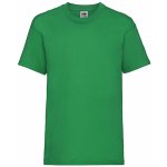 Fruit of the Loom dětské tričko Valueweight středně zelená – Zboží Mobilmania