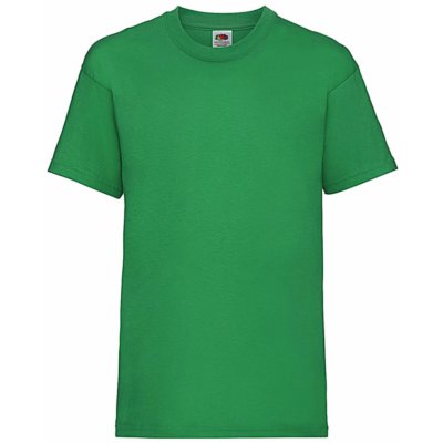 Fruit of the Loom dětské tričko Valueweight středně zelená – Zboží Mobilmania