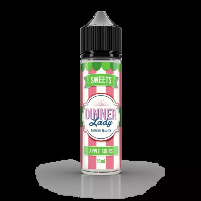 Dinner Lady Sweets Apple Sours Shake & Vape 10 ml – Zboží Dáma