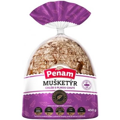 Penam Chléb mušketýr 450 g
