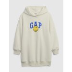 Gap × SmileyWorld dětské mikinové šaty béžová – Hledejceny.cz