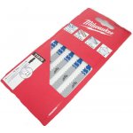Milwaukee plátky do přímočaré pily na kov 55 mm T118A 5ks – Zbozi.Blesk.cz