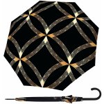 Doppler Fiber Flex Long AC Luxury dámský holový vystřelovací deštník černý – Zboží Mobilmania
