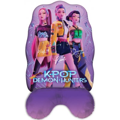 Procos Stojící fóliový balónek K POP Demon Hunters 52 x 82,5 cm – Zbozi.Blesk.cz
