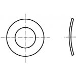 PROFISTYL DIN 137A podložka pružná prohnutá pozink mech. Varianta: DIN 137A podložka pružná prohnutá mech.ZN 8,4 pro M8 – Zboží Mobilmania