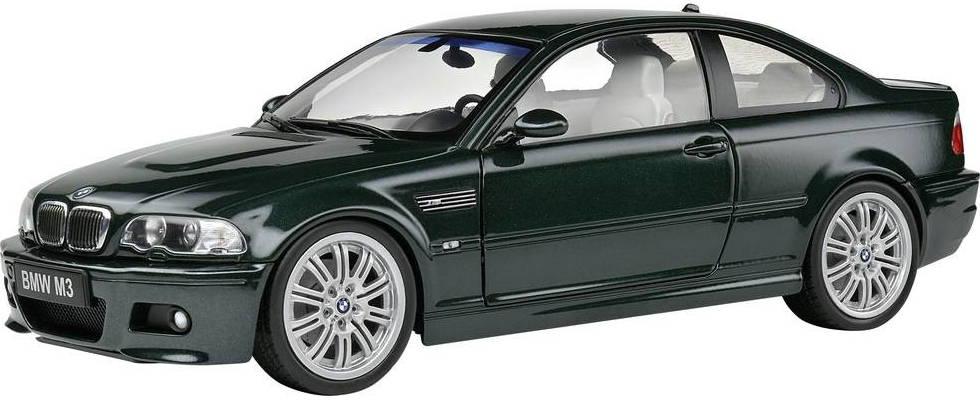 Solido BMW E46 M3 Coupe 2000 grün model auta 1:18