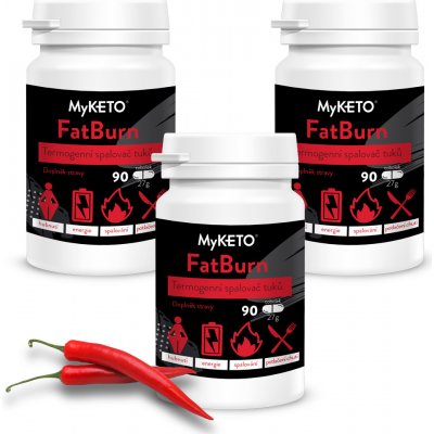 MyKETO FatBurn 270 kapslí – Zboží Mobilmania
