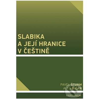 Slabika a její hranice v češtině - Pavel Šturm, Aleš Bičan