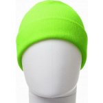 Payperwear Pletená čepice EVEREST s ohrnutím a modelovanou přední části zelená fluorescentní – Hledejceny.cz