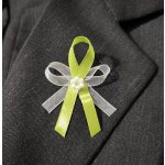 Vývazek zelený se šifonem – Zboží Dáma