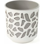 Lamela květináč DUET 250 tmavě šedý – Hledejceny.cz