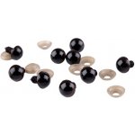 Bezpečnostní oči ⌀14 mm hnědá - prodej po 4 ks – Zboží Dáma