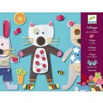 Djeco Výtvarná sada První koláž kočička a medvídek – Zboží Dáma Djeco Výtvarná sada První koláž kočička a medvídek – Zboží Dáma