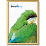 Jansen Display Klaprám A2 ostrý roh profil 25 mm zlatý elox, 451 x 625 mm – Zboží Živě