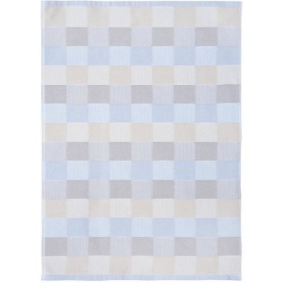 SCANquilt utěrka DESIGN kostičky béžovošedá 50 x 70 cm – Zboží Mobilmania