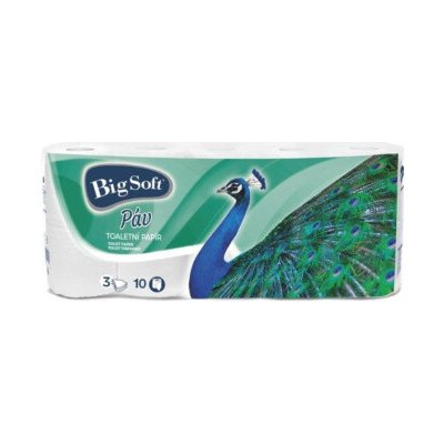 Big Soft Páv 3-vrstvý 10 ks – Zboží Mobilmania