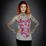 Hyraw DOT SKULL F23 W – Zboží Dáma