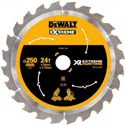 DeWALT DT99571 Pilový kotouč 250x30mm 24z FLEXVOLT – Zboží Mobilmania