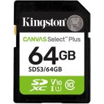 Kingston SDXC 64GB Canvas Select Plus SDS3/64GB – Zboží Živě