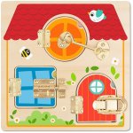 Babu vzdělávací tabule se zámky domek se zvířaty – Hledejceny.cz