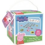 Peppa Pig Pexeso na cesty s omalovánkami – Zboží Dáma