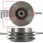 Mar Pol Řemenice s odstředivou spojkou 135x20mm M79481 – Zboží Dáma