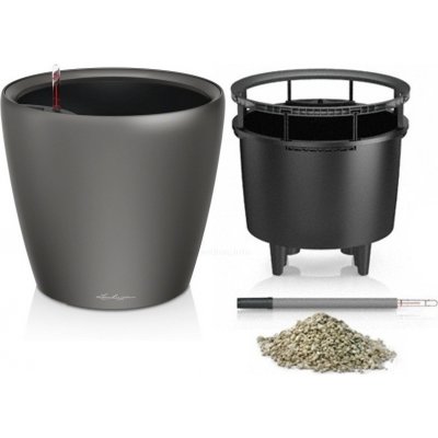 Lechuza Květináč Classico LS Antracit 21 cm – Hledejceny.cz