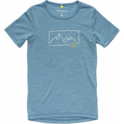Devold Active Outline Tee Kid Skyblue – Zboží Dáma