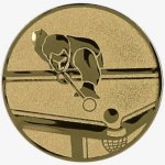 Emblém 50mm "Kulečník" zlatý 1065010 – Zboží Mobilmania