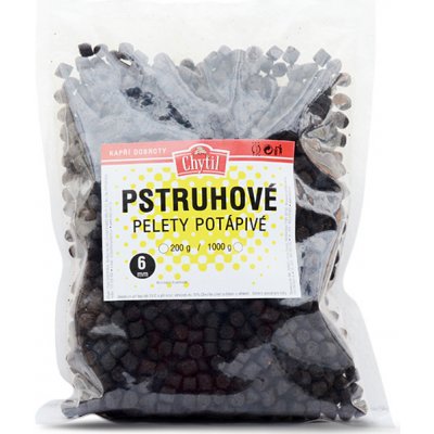 Chytil Pstruhové Pelety potápivé 1kg 6mm – Zboží Mobilmania