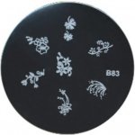 Razítkovací destička na nehty ornamenty B83 – Zboží Dáma