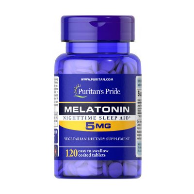 Puritan´s Pride Melatonin 5mg 120 kapslí – Zboží Mobilmania