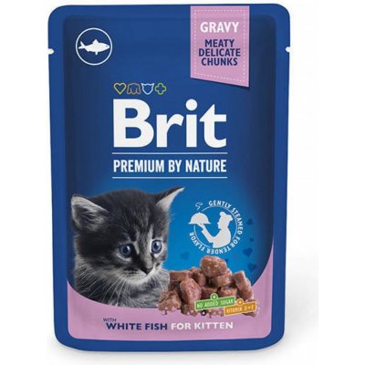 Brit Premium Cat Pouches whit fish Kitten 100 g – Zbozi.Blesk.cz