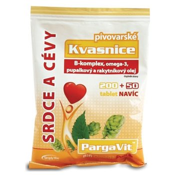 PargaVit Pivovarské kvasnice omega Puls 250 tablet