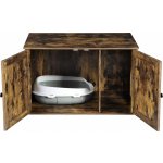 VASAGLE Skříňka na kočičí toaletu 80 x 49 x 53 cm – Zboží Dáma