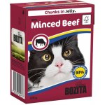 Bozita Cat kousky jelly s s mletým hovězím masem 370 g – Hledejceny.cz