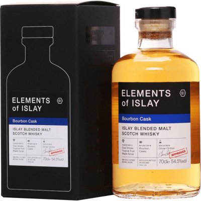 Elements of Islay Bourbon Cask 54,5% 0,7 l (karton) – Hledejceny.cz