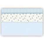 Goba Prostírání drobné kvítí plast 28x43cm sv. modré – Sleviste.cz