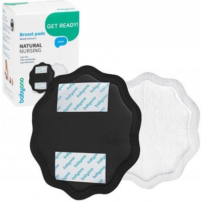 BabyOno Vložky do podprsenky 24 ks Natural Nursing Black – Zboží Dáma
