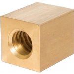 Trapézová matice bronzová čtvercová TR 16x4 pravá – Sleviste.cz