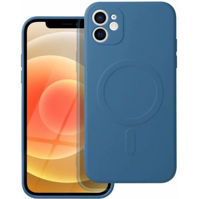 Pouzdro Jekod Silicone Mag Cover Apple iPhone 12 modré