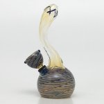 Pyrex Bong Cobra modrá 16 cm – Zboží Dáma