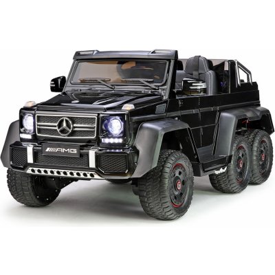 andos Elektrické autíčko Mercedes-Benz G63 6x6 AMG lakované černé – Zboží Dáma