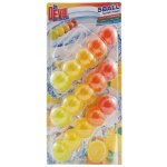 Dr. Devil WC Bicolor 5ball závěsný WC blok Lemon Fresh 3 x 35 g – Sleviste.cz