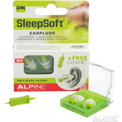 Alpine Sleepsoft špunty do uší na spaní 3 páry