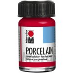 Marabu Barva na porcelán a sklo 15 ml červená třešňová 125 – Zboží Dáma