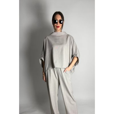 Miss City Official kimono halenka Melange Beige – Sleviste.cz