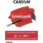 Canson Graduate Oil & Acrylic Skicák v lepené vazbě A4, 290g, 20 listů – Hledejceny.cz