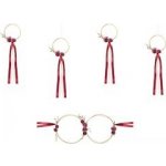 PartyDeco Svatební dekorační set na auto "Kruhy" – Zboží Mobilmania