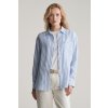 Dámská košile GANT REL STRIPED LINEN SHIRT PERFECT BLUE